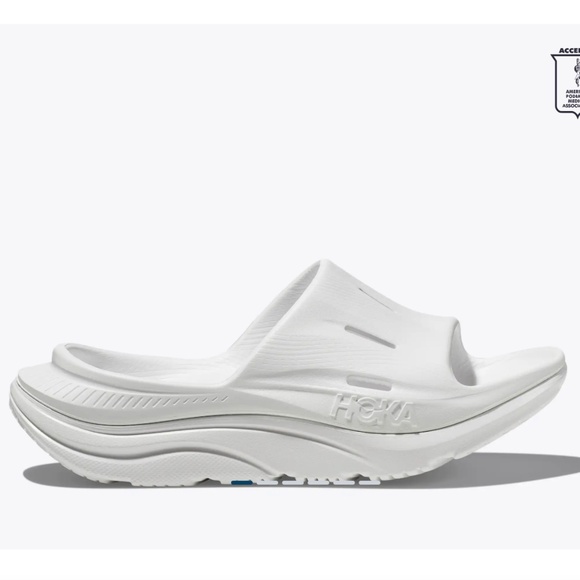 HOKA ORA Recovery Slide 3 Mens 8 Womens 10 in White - Picture 1 of 6